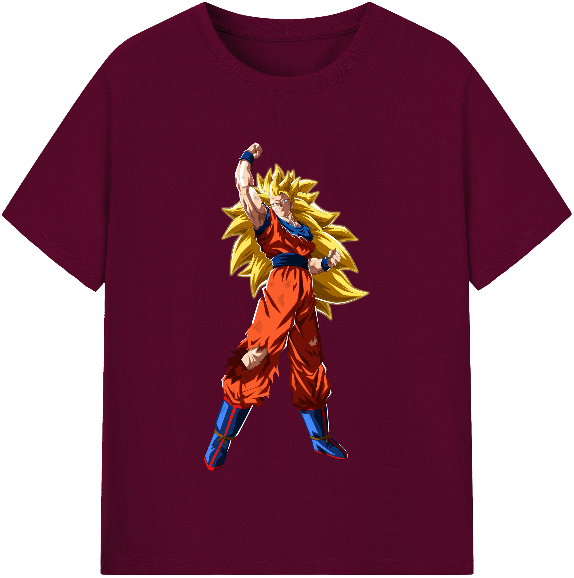 （画像用） ドラゴンボール 孫悟空（そん ごくう）Son Goku カカロット DRAGON BALL Kakarotto レディースカジュアルプリントTシャツ（綿100％）